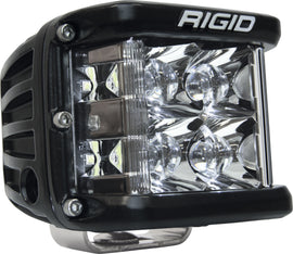 RIGID Industries D-Ss Pro Spot Standard Mount LED Light for off-road and vehicle illumination, black with mounting bracket