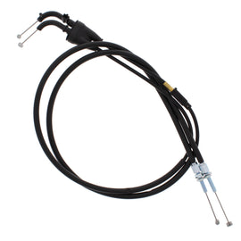 All Balls throttle cable 24-51030 for motorcycle control lines, showing the black cable with connectors and protective casing.
