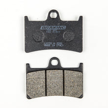 Load image into Gallery viewer, Semi-metallic Braking Brake Pad Set 31-786S by Braking, showing metallic brake pads with detailed friction surfaces.