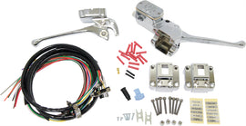 HardDrive hand controls with chrome switches for 1972-1981 vehicles, featuring a compact control bar design.