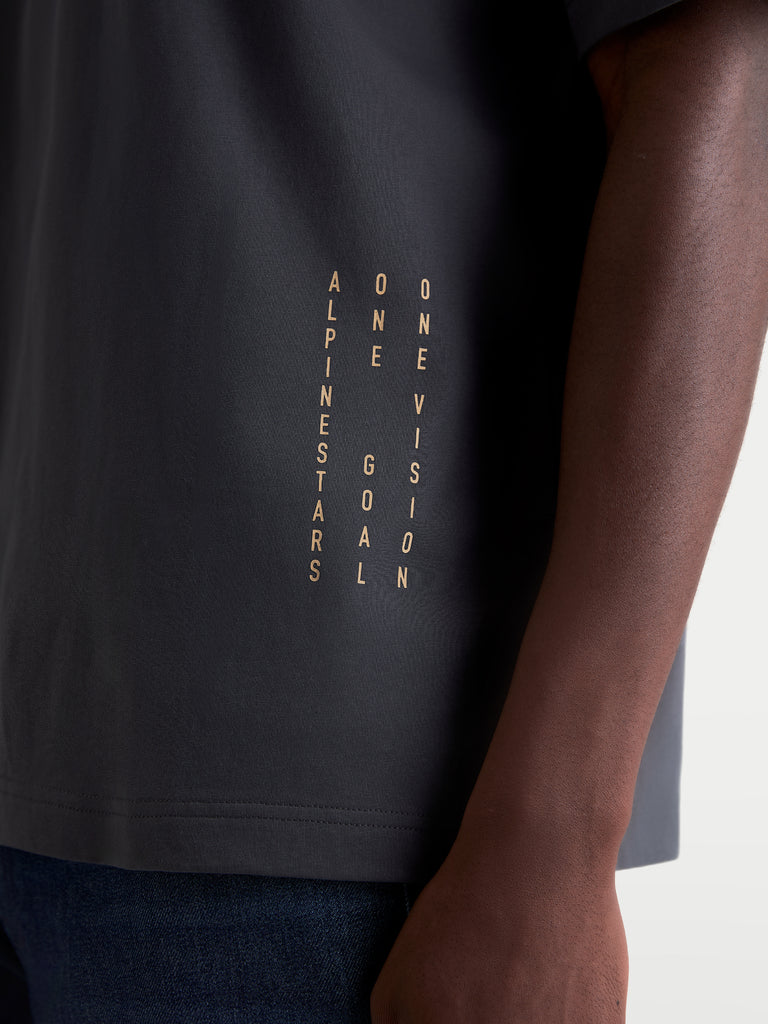 Chalk Oversized Ss Csf Tee Charcoal Xl