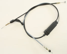SP1 throttle cable for A/C system, hydraulic control line with metal fittings, designed for vehicle engine control.