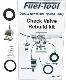 Fuel Tool check valve rebuild kit for intake and fuel systems, includes components for carburetor and fuel system maintenance.