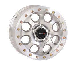 System 3 SB7 BL wheel 15x7 inches, 6+1 offset, machined finish, 5/4.5 bolt pattern, for vehicle customization.