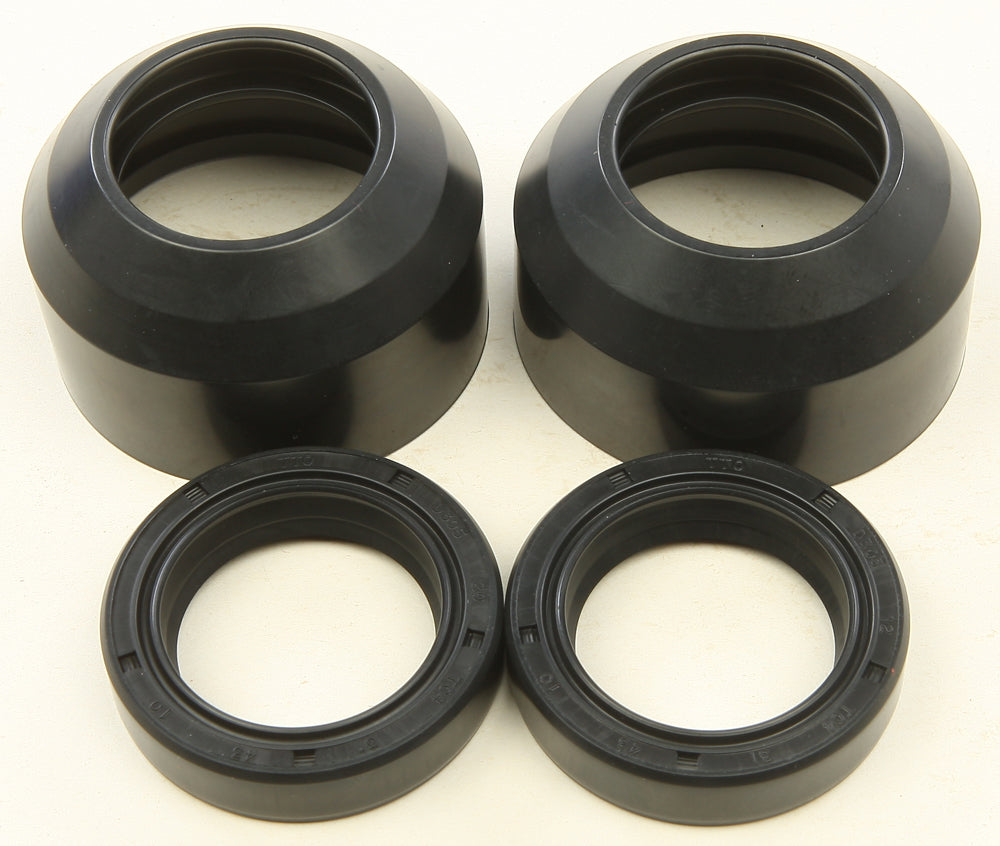 All Balls suspension fork and dust seal wiper kit 22-56109 with black rubber seals and metal components for motorcycle forks.