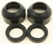 Load image into Gallery viewer, All Balls suspension fork and dust seal wiper kit 22-56109 with black rubber seals and metal components for motorcycle forks.