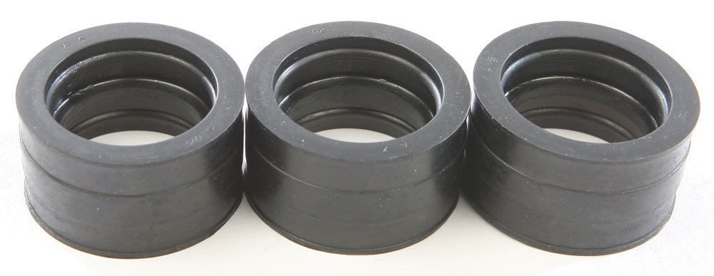 K&L Carburetor Boot/Holder for intake and fuel system, shown in close-up with black rubber material and mounting details.