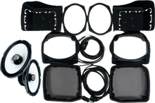 Load image into Gallery viewer, Cerwin-Vega 6"x9" cut-in lid kit with SM69F4 speakers for 1998-2013 Harley FLH/T Bags, audio installation component