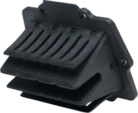 Moto Tassinari Vforce3 intake system for KX500 1987-2004, showing the V3r08 valve assembly and fuel system components.