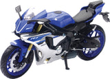 New Ray Toys - Replica 1:12 Super Sport Bike 16 Yamaha Yxf-R1 Blue - 959-0091