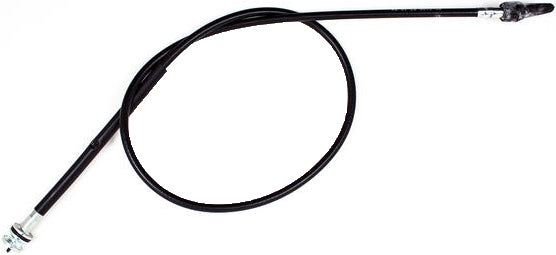 Motion Pro Black Vinyl Speedo Cable 70-5180 for motorcycle, showing the durable black vinyl exterior and connection ends.