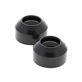 All Balls Fork Dust Seal Kit 22-57134 showing black rubber gaskets for front fork protection on motorcycle suspension.