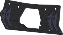 Load image into Gallery viewer, KFI Products UTV plow mount 10-6400 for attaching a plow to utility terrain vehicles, shown in black metal with mounting brackets
