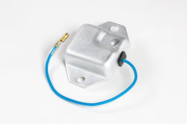 Ricks Motorsport Electric rectifier regulator for motorcycle electrical systems, with metal fins and wiring connectors.