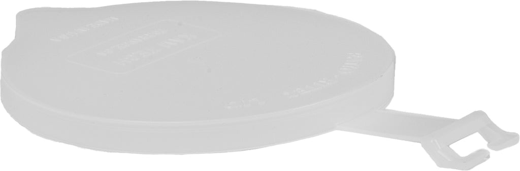 Ratio Rite measuring cup lid in clear plastic with measurement markings, designed to fit Ratio Rite measuring cups.