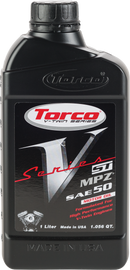 Torco V-Series ST Motor Oil 50W 1L bottle, high-performance automotive engine oil from Torco brand.