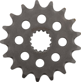 Supersprox steel front 17-tooth CS sprocket for KTM 520 motorcycle, showing the gear's teeth and metal finish.