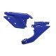 Acerbis blue side panels for motorcycle body, 29880-00003, showing textured plastic surface on a white background.