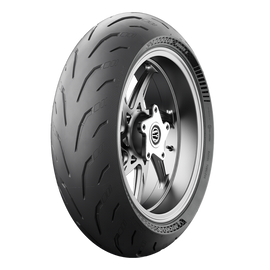 Michelin Power 6 rear motorcycle tire 160/60ZR17 radial tire with tire size and brand details visible