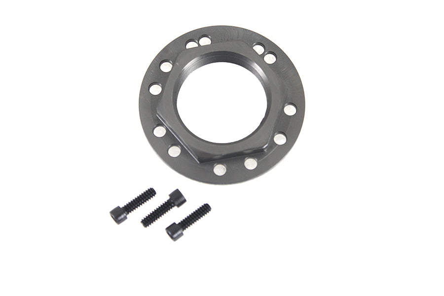 Hex Flange Sprocket Nut Black