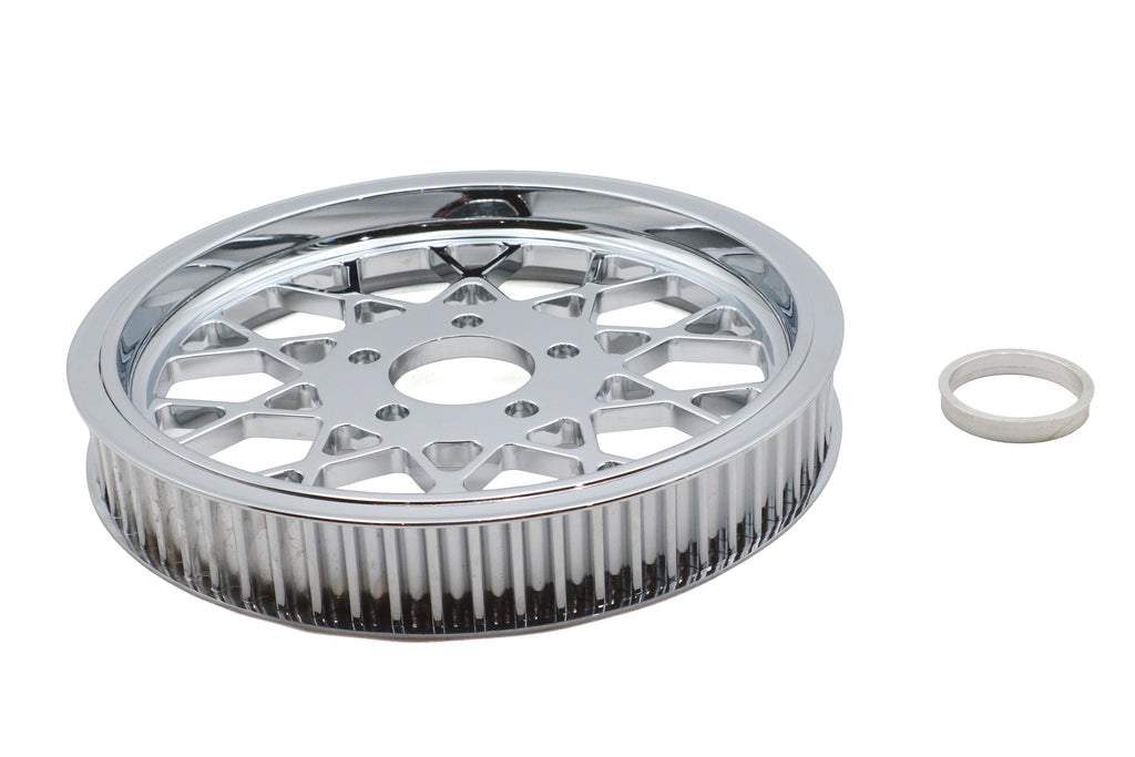 Classic Spoke Rear Drive Pulley 65 Tooth Chrome