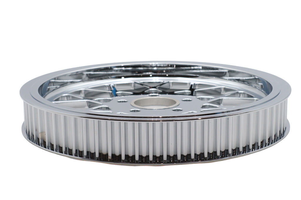 Classic Spoke Rear Drive Pulley 70 Tooth Chrome