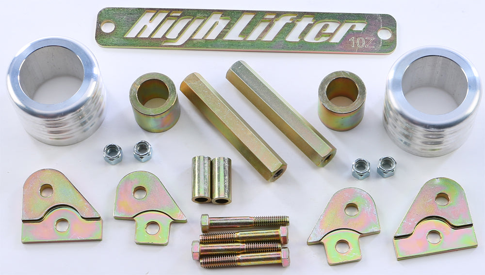 High Lifter Products ATV lift kit Sig Series PLK800-50 suspension components for 2002 ATV, showing lifted suspension parts.