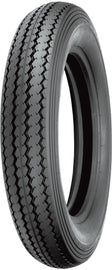 Shinko Classic 240 front motorcycle tire 100/90-19 bias ply with 63H load and speed rating, suitable for vintage bikes.