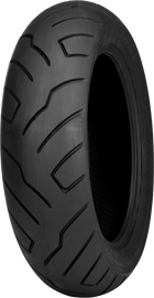 Shinko SR 999 Long Haul Rear Motorcycle Tire 150/90B15 with reinforced sidewalls and 80H load rating on black background