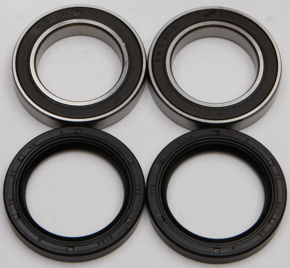 All Balls Drive Wheel Bearing Kit 22-51595 showing metal bearings and seal components for vehicle wheel assembly.