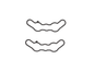 SP1 exhaust valve gasket set Pol 12-55201, gasket and seal parts for engine exhaust system, in packaging or laid out.