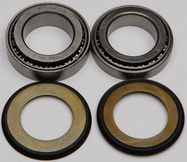 All Balls steering bearing and seal kit 22-2065 showing metal bearings and seals for motorcycle steering components