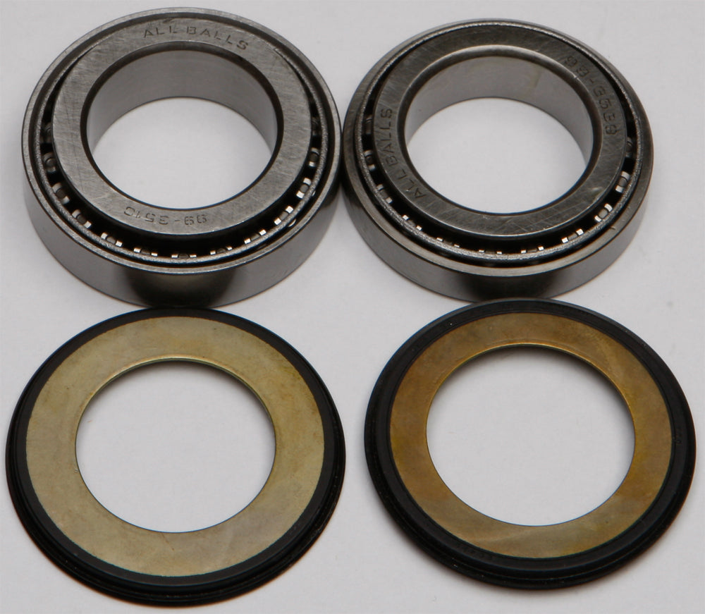All Balls steering bearing and seal kit 22-2065 with various components for vehicle steering system, shown in the image.