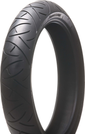 Bridgestone Battlax BT021-U front motorcycle tire, 120/70ZR17 58W radial, showing the tread pattern and sidewall details.