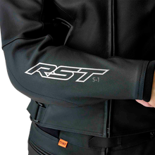 Load image into Gallery viewer, S1 D3o Leather Jacket Blk/Whi Sm