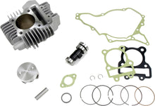 Load image into Gallery viewer, BBR 143cc big bore engine kit with polished components and detailed parts for enhanced performance and durability.