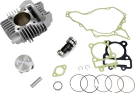 BBR 143cc big bore engine kit with polished components and detailed parts for enhanced performance and durability.