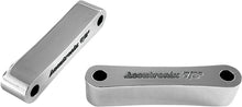 Load image into Gallery viewer, Chrome Accutronix Smooth Fender Spacers, 49mm x 5/8", for motorcycle body customization, with a polished finish.