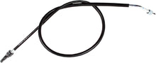 Load image into Gallery viewer, Motion Pro Black Vinyl Speedo Cable 70-5015 for motorcycle speedometer, showing a coiled black vinyl cable with metal fittings.