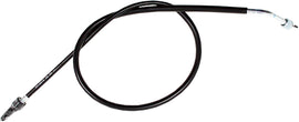 Motion Pro Black Vinyl Speedo Cable 70-5015 for motorcycle speedometer, showing a coiled black vinyl cable with metal fittings.
