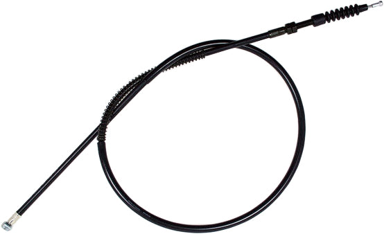 Motion Pro Black Vinyl Clutch Cable 70-5092 showing the durable black vinyl exterior and metal fittings for motorcycle clutch control.