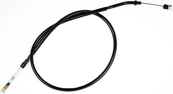 Motion Pro black vinyl clutch cable for motorcycles, showing the durable cable with protective coating and metal ends.