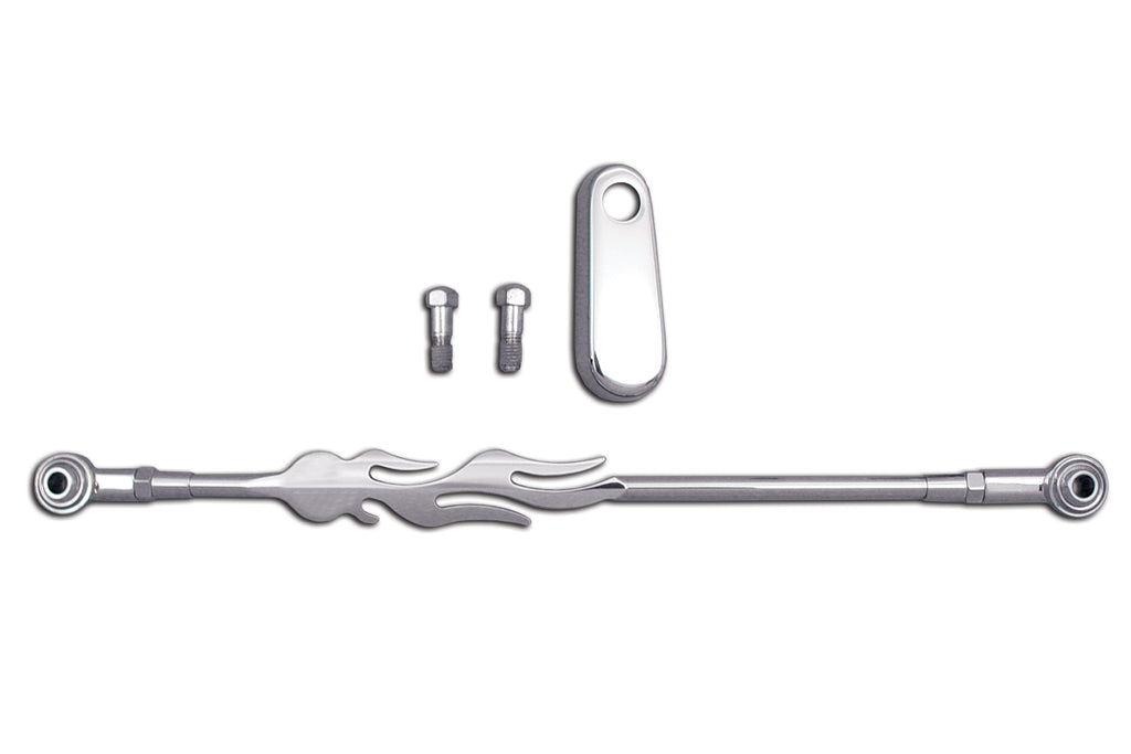 Chrome Flame Style Shifter Rod Kit