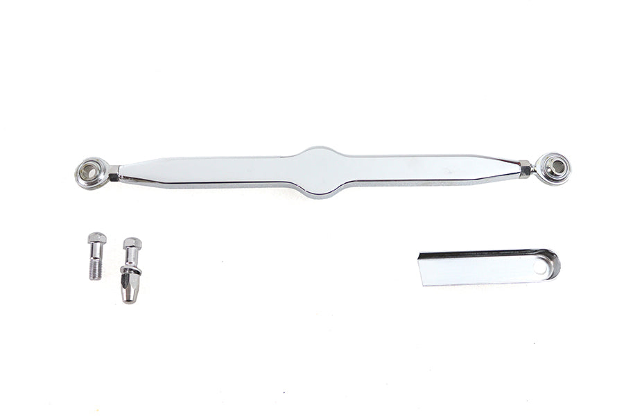 12 inch Skull Shift Rod Kit Chrome