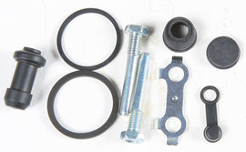 Shindy front brake caliper kit with dual pistons and mounting hardware for vehicle braking system.