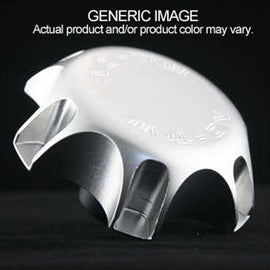 Red No Toil Hoseless Vented Gas Cap for motorcycle body, featuring venting system and durable construction.