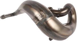 Pro Circuit Champ Works Pipe Yam 792-5008CHAMP exhaust with chrome finish and mounting hardware, designed for Yamaha motocross bikes.