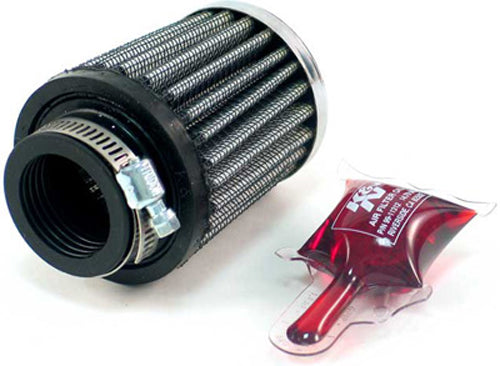 K&N Air Filter 792540 for vehicle, close-up of the reusable, high-performance air filter with pleated filtering media.