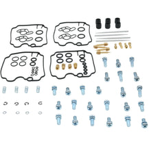 Load image into Gallery viewer, All Balls bike carburetor rebuild kit for intake and fuel system, includes gaskets and components, with visible parts in image.