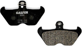 GALFER Sintered brake pads FD198G1370 for motorcycle braking system, showing the durable brake pad with metal backing plate.
